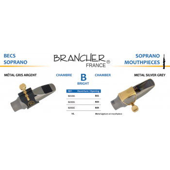 Brancher - Mouthpicces Becs Soprano - Soprano Mouthpicces - B Bright